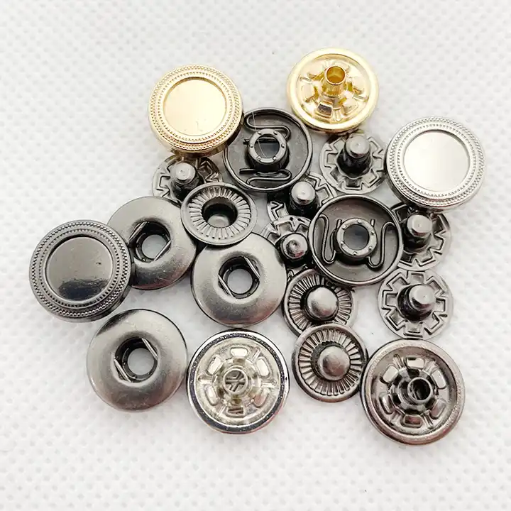 Custom Coat Buttons For Coats Four Parts Metal Snap Button - Buy Custom Coat  Buttons For Coats Four Parts Metal Snap Button Product on