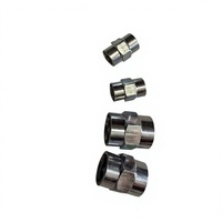 Raccord de tuyauterie hydraulique droit en acier au carbone forgé et acier inoxydable à haute étanchéité