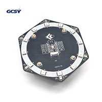 Módulo de Matriz de Micrófonos I2S 6+1, Reconocimiento de Voz, Programable, RGB, Accesorio para Placa de Desarrollo K210
