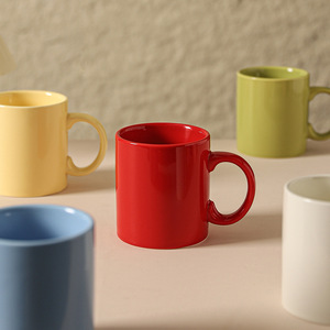 Free shipping on high temperature resistant ceramic mugs, creative ceramic <b>cups</b>, household breakfast <b>cups</b>, <b>large</b> capacity milk - Product Image 2