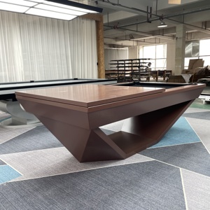 <span class=keywords><strong>Table</strong></span> de <span class=keywords><strong>billard</strong></span> et de salle à manger en bois massif de 7 pieds, vente chaude en usine, personnalisable, 2 en 1, multifonctionnelle, de qualité professionnelle pour les tournois - Product Image 2