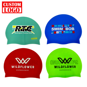 Cá nhân hoá tùy chỉnh in logo bơi không thấm nước mũ Mũ Silicone Bơi cap - Product Image 1