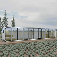 Cabine de bureau préfabriquée économique et mobile, personnalisable, de 20 pieds ou 40 pieds, pour terrain non utilisé