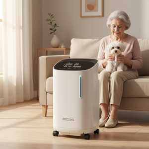 <span class=keywords><strong>Concentrateur</strong></span> <span class=keywords><strong>d</strong></span>'<span class=keywords><strong>oxygène</strong></span> médical réglable à haut <span class=keywords><strong>d</strong></span>ébit 1-5L <span class=keywords><strong>avec</strong></span> fonction <span class=keywords><strong>nébuliseur</strong></span> pour usage domestique - Product Image 1