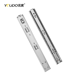Youdo 3-lần phục hồi bóng mang trượt đường sắt mở rộng đầy đủ đẩy để mở mềm đóng cửa trượt Tủ bản lề trượt cho đồ nội thất - Product Image 5