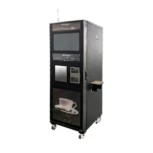 Máquina Expendedora de café, comercial e inteligente, totalmente automática, para leche en polvo, té