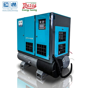 Compresor de Aire de Tornillo Rotativo <span class=keywords><strong>JM</strong></span> 16bar CE 4 en 1 con PLC, 15KW, 22KW, 37KW, Secador de Aire para Corte Láser, Tanque de 300L, 460L, 800L - Product Image 3