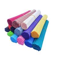 Bâtons de diffuseur de roseau de couleur noire personnalisés et écologiques Bâton de diffusion de parfum en fibre de polyester personnalisable