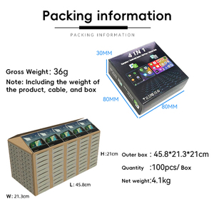 2GB 16GB/ 4GB 32GB กล่อง Android 13มัลติมีเดียไร้สายกล่อง Ai สตรีมมิ่งอะแดปเตอร์ CarPlay - Product Image 4