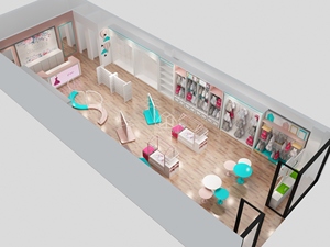 Đồ Nội Thất Cửa Hàng Bán Lẻ Đồ Trang Trí Cửa Hàng Quần Áo Em Bé Trưng Bày Cửa Hàng Quần Áo Trẻ Em - Product Image 4