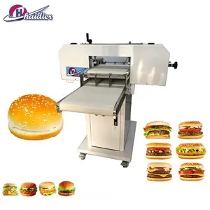 Affettatrice automatica per pane/affettatrice hamburger regolabile per taglio pane
