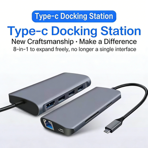 En Stock: Hub USB <span class=keywords><strong>C</strong></span> 8 en 1 con Carcasa para NVME SSD, <span class=keywords><strong>HDMI</strong></span> 4K, 100W PD, <span class=keywords><strong>Adaptador</strong></span> Multipuerto SD TF para Estación de Acoplamiento de Laptop - Product Image 1
