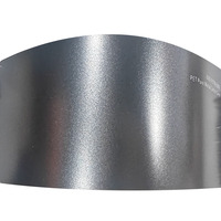 WRAPMASTER 1,52*17m Reine Metall-Kohlenstoffgraue PET-PVC-Vinylfolie für Autofolierung OEM-Werkslieferung