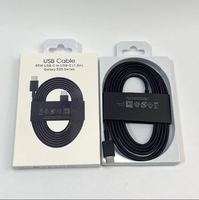 Cable de Carga Rápida Tipo C a Tipo C PD de 1.8M, Cable Trenzado de Nailon para Teléfonos Móviles Samsung S23 S24 S25 Ultra