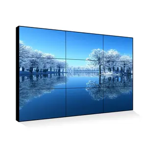 46英寸壁挂式3x2视频墙面板5.5毫米边框广告显示屏全高清屏幕