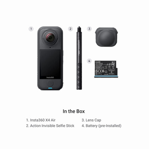Caméra d'action 8K HD Insta 360 X4 Air <span class=keywords><strong>Snowboard</strong></span> Bundle, caméra de sport anti-vent et anti-vibration, caméra de vlog, caméra multi-vues pour moto - Product Image 6