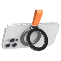 Support de téléphone magnétique à trois faces en alliage d'aluminium - Portable, hauteur réglable, base rotative, suivi intelligent, pour lit et bureau