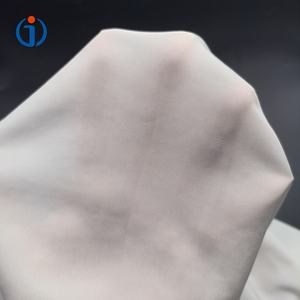 Chine usine plus récent tissé blanc 100% polyester pêche Koshibo crêpe tissus pour la fabrication de robes - Product Image 3