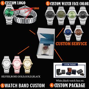 Reloj de Pulsera de Diseño para Hombre, Reloj de Cuarzo con Movimiento Japonés, Resistente al Agua 5 ATM, Personalización de Logotipo para Empresas, Relojes Coloridos - Product Image 4