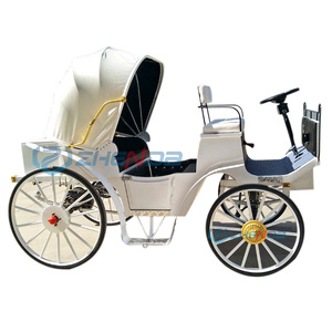 Carruaje Real Victoriano para Turismo, Carroza Eléctrica de Caballos Hecha de Acero - Product Image 6