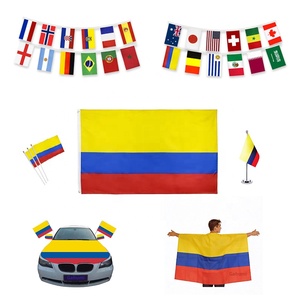 Bandera de Fútbol de Gahumi 2026 para Fanáticos de Canadá, México, Estados Unidos y Colombia, Proveedor Chino, Nueva Bandera Nacional Personalizada de Poliéster de 3x5 - Product Image 4
