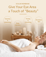 Masque pour les yeux au collagène et or 24 carats, anti-cernes et anti-rides, marque privée, vente chaude