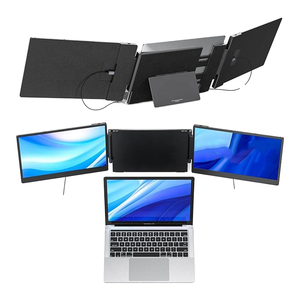 Nuevo monitor portátil triple de 14 pulgadas con pantalla LCD extendida 1200p USB-C de un solo cable para laptop, llega en 2026 - Product Image 1
