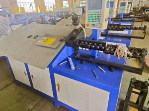 Machine de pliage et de soudage CNC 2D automatique à grande vitesse pour la fabrication de crochets et de cadres - Product Image 1