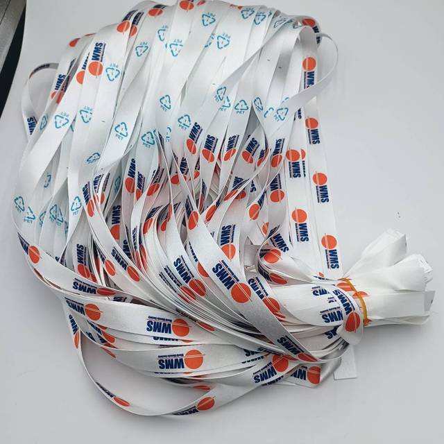 Sustainable RPET Polyester Fiber Webbing Lanyard Breakaway Hook Snap Hook Heat Transfer Logo Customization Exhibition Plastic
