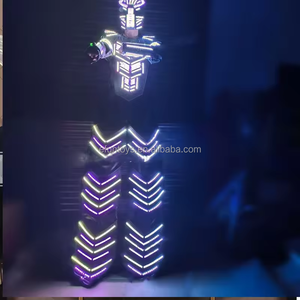 EFUN MOQ 1 pieza espectáculo <span class=keywords><strong>de</strong></span> lujo brillante cumpleaños celebración boda Robot traje <span class=keywords><strong>de</strong></span> baile evento Kryoman disfraz Led Disfraz <span class=keywords><strong>De</strong></span> Robot traje - Product Image 2