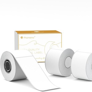 Papier thermique Phomemo D50, consommables, 25 mm, autocollant, imperméable, pour impression d'étiquettes de prix, de noms et d'étiquettes cosmétiques - Product Image 5