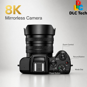 Caméra Vlog DLC DC226, best-seller mondial, avec écran tactile IPS de <span class=keywords><strong>3</strong></span>,2 pouces, double objectif, photo 8K, anti-vibration, pour les créateurs de contenu - Product Image 5
