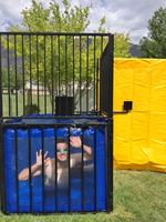 Jeu de dunk tank double, stand de dunking interactif gonflable pour carnaval, dunk tanks à vendre
