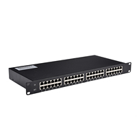 Medcamex MC-RJ45-1KM-24CH Protector contra Sobretensiones RJ45 de 24 Puertos y 1000Mbps, SPD 20KA, Supresor de Voltaje, Montaje en Rack de 19 Pulgadas, Sistema Solar