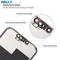 Layar LCD HP Gratis Ongkir untuk iPhone 14 13 Pro Max 13 Mini, Layar untuk iPhone 13 Pro Max LCD, Layar HP OLED Pengganti