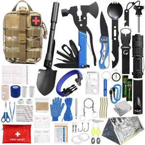 Venta al por mayor personalizado OEM y ODM resistente al agua Molle tamaño táctico bolsa médica Primeros Auxilios <span class=keywords><strong>supervivencia</strong></span> Kit de <span class=keywords><strong>supervivencia</strong></span> Machete Kit - Product Image 5