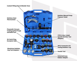 28 Stück Auto Wassertank Lecks ucher Kühler pumpe Druck prüfgerät Kit Kühlsystem Kühlmittel Vakuum Spülung SetM Custom ized - Product Image 2