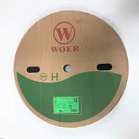 WOER 2:1 ID 1mm 2mm 3mm 4mm 6mm 80mm 90mm 100mm 250mm 300mm 125C 150C RoHS Tube thermorétractable sans halogène VW-1
