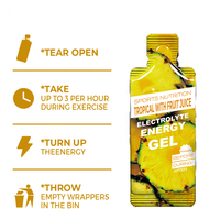 Gel Énergétique Sportif Chumita Quick On-The-Go Fraise-Kiwi aux Électrolytes pour la Course à Pied et le Cyclisme pour Adultes – OEM Disponible