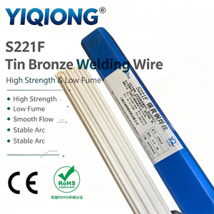 HS221 HS222 HS225 RBCUZN-C RBCUZN-B RBCUZN-A AWS A5.8 Certifié OEM Baguette de soudage en laiton étamé à flux blanc pour soudage au gaz - Product Image 1