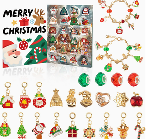 <span class=keywords><strong>Caja</strong></span> de Regalo Sorpresa Navideña de Alta Gama con Calendario de Adviento de Joyería de 24 Días |   <span class=keywords><strong>Caja</strong></span> Sorpresa Ecológica para la Cuenta Regresiva Festiva - Product Image 4