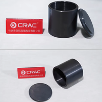 Pot de fraisage en nitrure de silicium sous vide CRAC pour pièces céramiques, compatible atmosphère inerte pour le traitement des métaux de terres rares de haute pureté