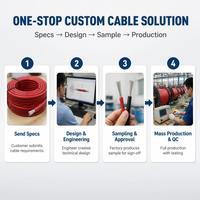 Cable Fotovoltaico con Certificación VDE TUV de 6 mm2 y 10 mm2, Resistente a la Intemperie, Doble Aislamiento, Sin Halógenos, Paquete para Contratistas