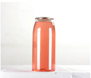 Botella de bebidas 2020 reciclada con tapa fácil de abrir, botella de plástico transparente personalizada, nueva - Product Image 3