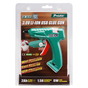 ปืนกาวร้อนไร้สายแบบชาร์จไฟได้ ProGen GK-361U ขนาด 7/16 นิ้ว สำหรับงานประดิษฐ์ที่บ้าน - Product Image 3