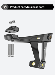 Support d'extension de cage de bouteille d'eau de <span class=keywords><strong>vélo</strong></span> portable ENLEE | Extension de support de selle de tige de selle vtt - Product Image 2