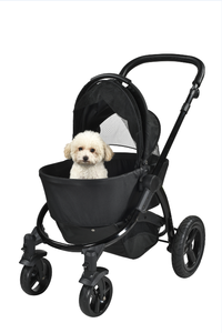 Chariot personnalisé pour animaux de compagnie Poussette pour chien Luxe 4 roues Poussette détachable pour animaux de compagnie Chariot pour animaux de compagnie Transporteur avec roues - Product Image 2