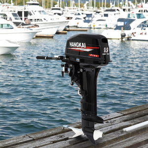 Moteur 2 temps 326cc 9,9 CV en aluminium léger pour bateau, kayak, pêche, moteur marin puissant - Product Image 2