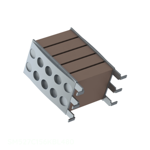 Condensateur céramique MLCC à montage en surface, 15 µF, 500 V, X7R, 6SMDGW, SM527C156KBL480, empilé, 6 fils, à montage en surface - Product Image 1