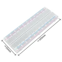 MB-102 MB102 Breadboard 400 830 Point Solderless PCB Bread Board Test Develop Dupont line DIY for laboratory SYB-830